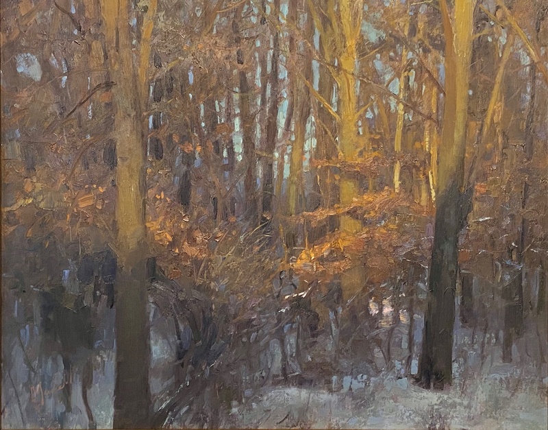 Evening Winter Light by Chuck Marshall